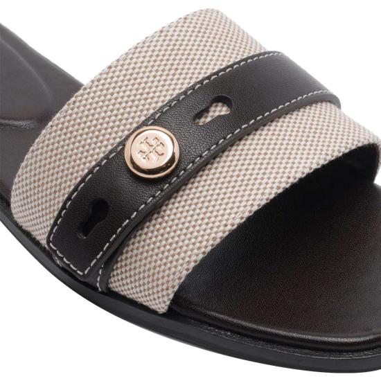  토리버치 뮬/슬리퍼 로미 슬라이드 샌들 베이지 - TORY BURCH