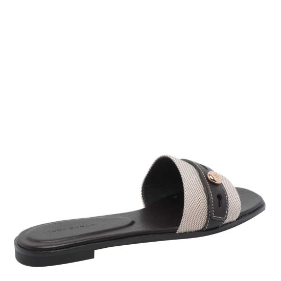  토리버치 뮬/슬리퍼 로미 슬라이드 샌들 베이지 - TORY BURCH