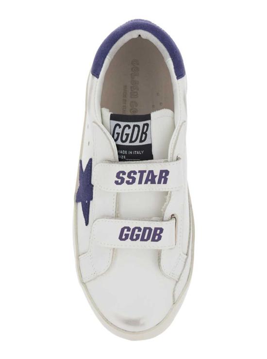  [키즈] 골든구스 스니커즈 골든 구스 올드 스쿨 로우탑 스니커즈 화이트 - GOLDEN GOOSE