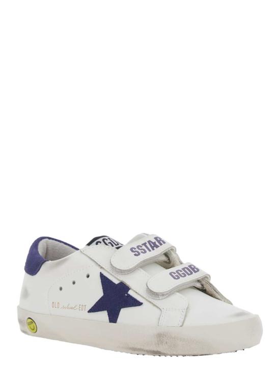  [키즈] 골든구스 스니커즈 골든 구스 올드 스쿨 로우탑 스니커즈 화이트 - GOLDEN GOOSE