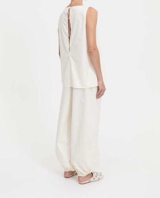  블랑카 블라우스 얀 탑 크림 - BLANCA