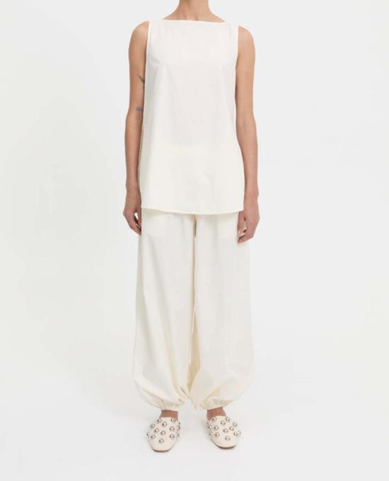  블랑카 블라우스 얀 탑 크림 - BLANCA