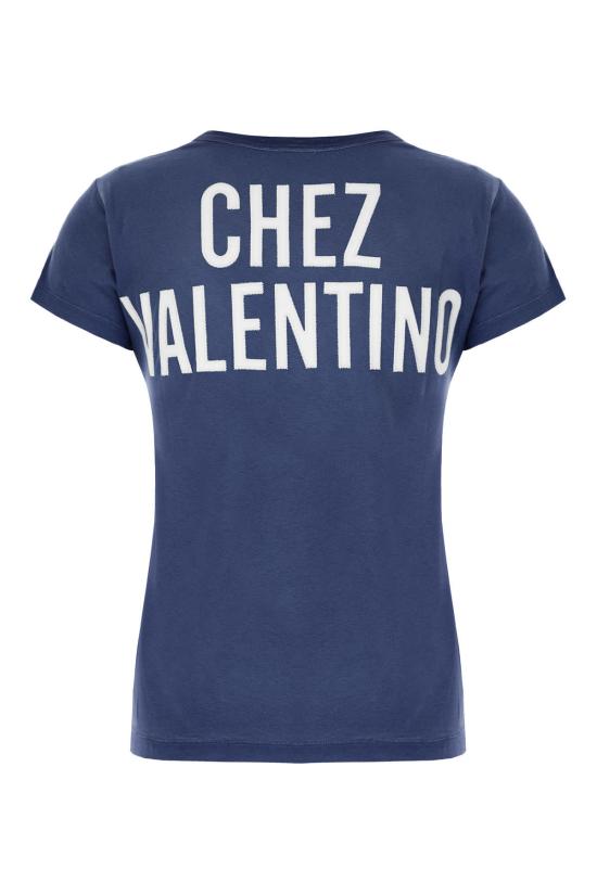  발렌티노 가라바니 반팔 티셔츠 Valentino Garavani 티셔츠 Verde Bianco - VALENTINO GARAVANI