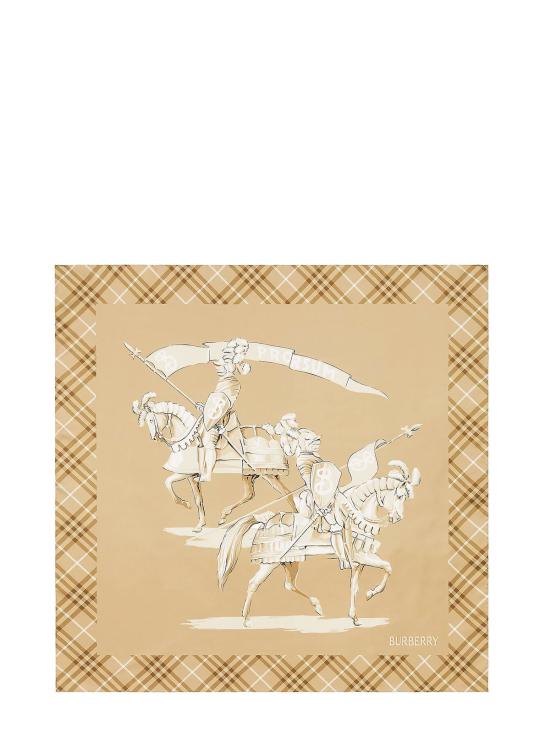  버버리 머플러/스카프 풀라드 인 세타 스카프 핀치베이지