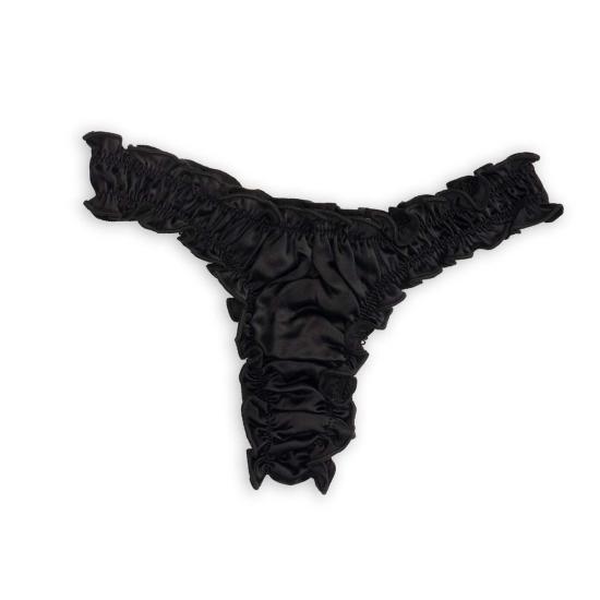  르 부두아르 로스앤젤레스 팬티 Leboudoirloangeles La Clémence 실크 탕가 - LE BOUDOIR LOS ANGELES