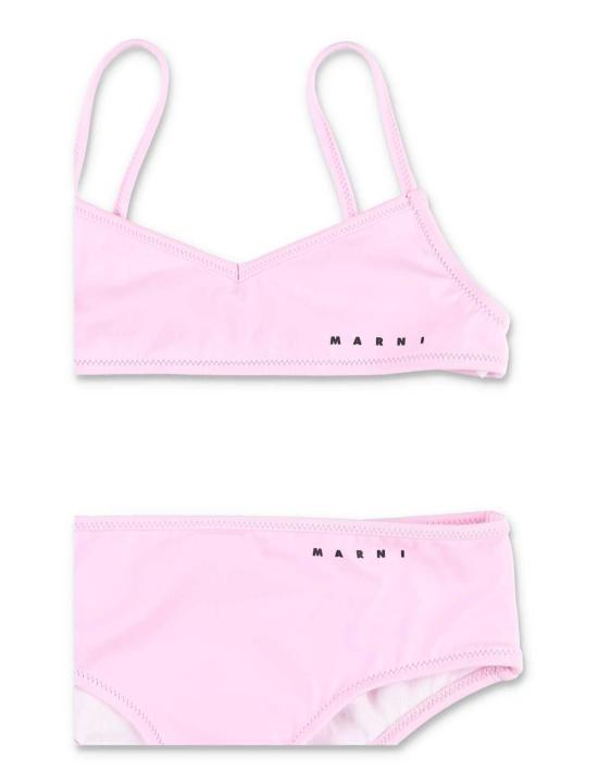  [키즈] 마르니 비키니 키즈 비키니 (로고 로즈) - MARNI