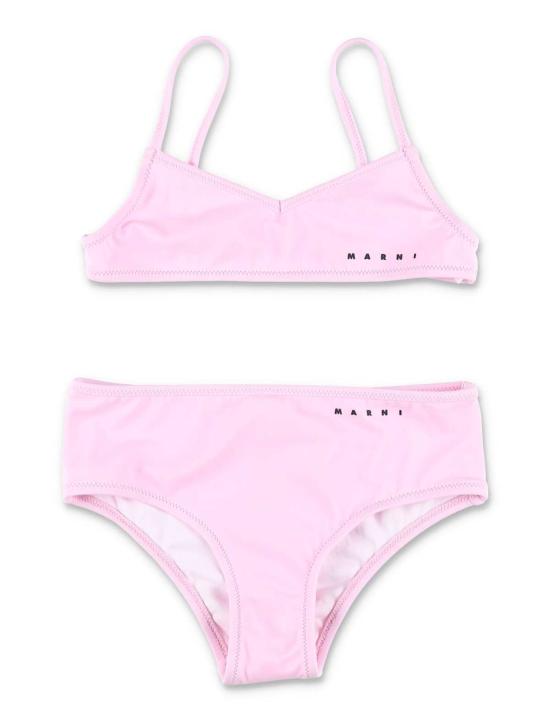  [키즈] 마르니 비키니 키즈 비키니 (로고 로즈)