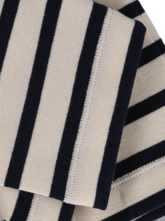  질샌더 반팔 티셔츠 질 샌더 스트라이프 티셔츠 크림색 - JIL SANDER