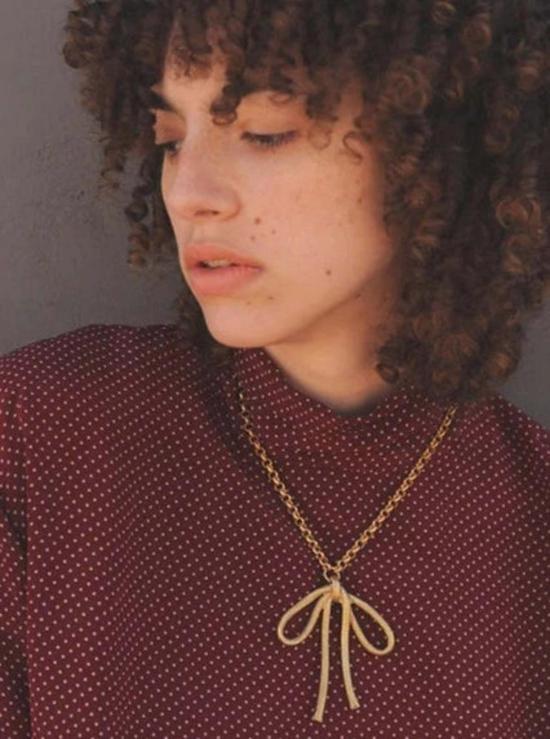  워터샌드스톤 목걸이/팬던트 빅 보우 목걸이 - WATERSANDSTONE