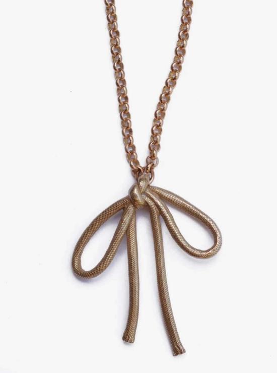  워터샌드스톤 목걸이/팬던트 빅 보우 목걸이