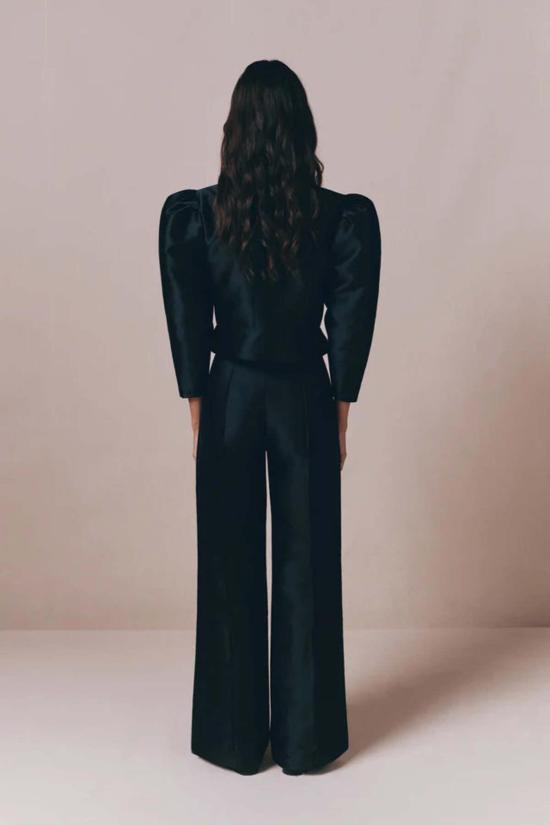  데스트리 크롭 팬츠 요시토모 스마트 팬츠 블랙 - DESTREE