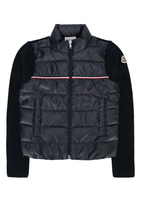  [키즈] 몽클레어 풀오버 키즈  카디건 스웨터 블루네이비