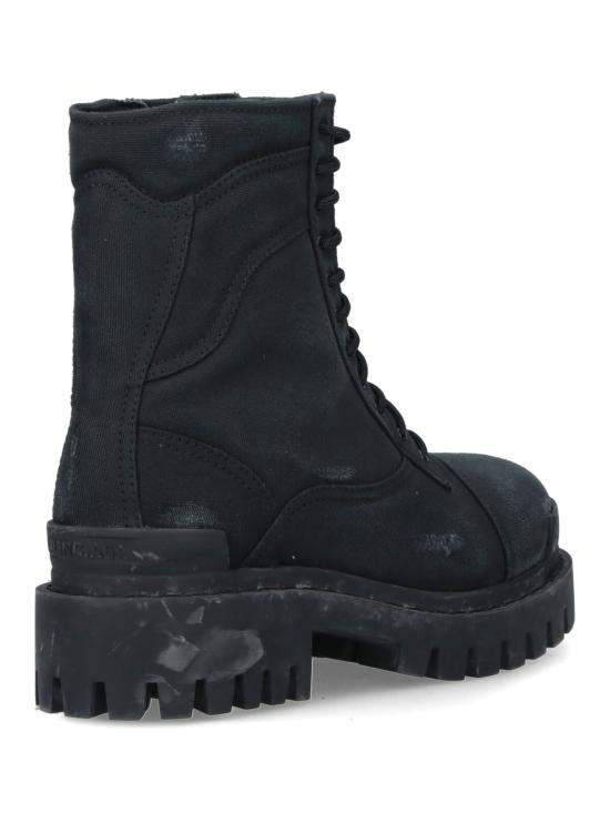 26SS 발렌시아가 컴뱃 스트라이크 부츠 845015 W2H11 1000 Black - BALENCIAGA