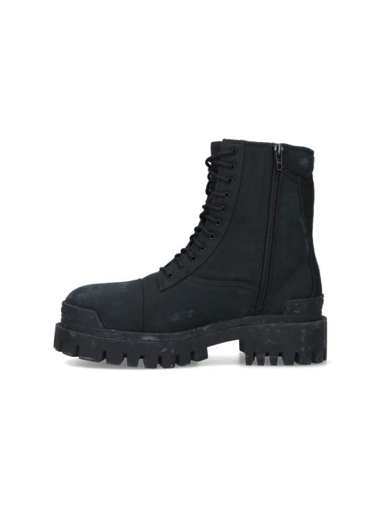 26SS 발렌시아가 컴뱃 스트라이크 부츠 845015 W2H11 1000 Black - BALENCIAGA