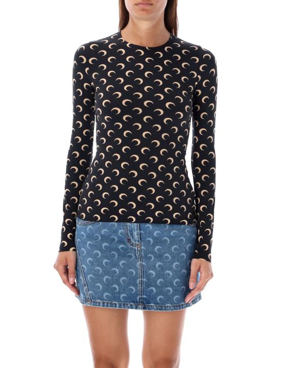 26SS 마린세르 긴팔 티셔츠 WTS006A CJER0001 IT99 Black