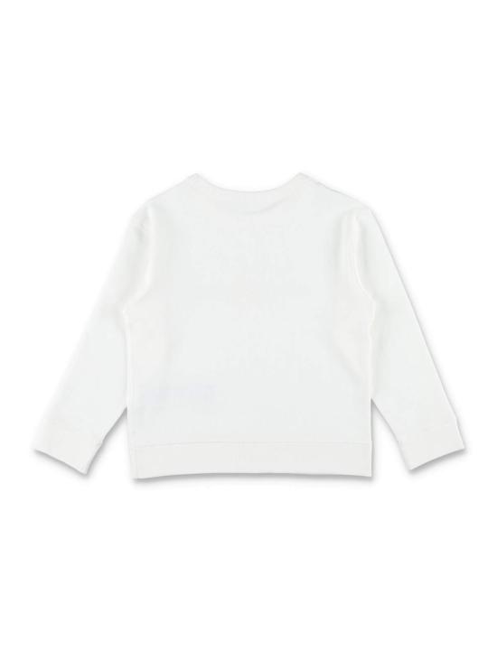  [키즈] 구찌 풀오버 키즈 미스터 맨 리틀 미스 프린트 코튼 스웨트셔츠 새 상품 화이트 - GUCCI