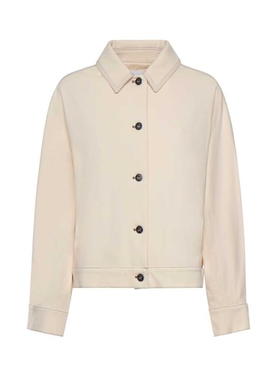  막스마라 자켓 저지 오버셔츠 재킷 아이보리