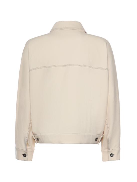  막스마라 자켓 저지 오버셔츠 재킷 아이보리 - MAX MARA