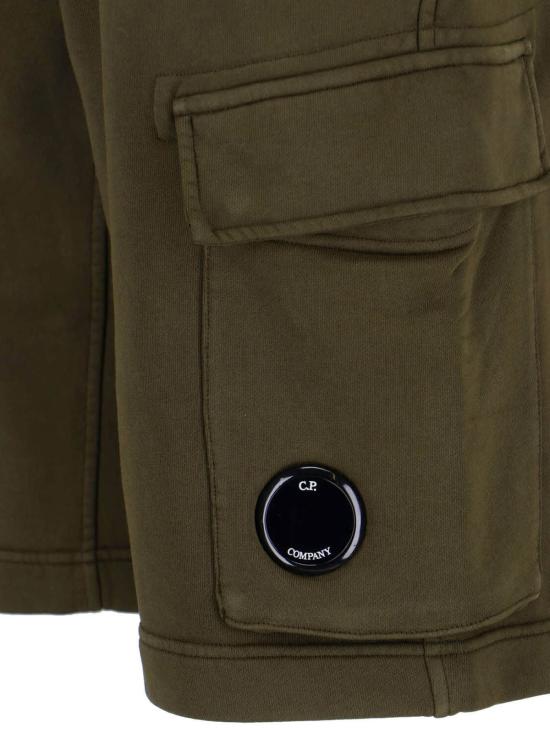  씨피 컴퍼니 숏팬츠 C.P. 컴퍼니 렌즈 쇼츠 그린 - C.P. COMPANY
