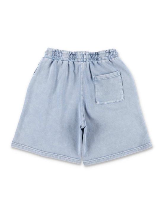  [키즈] 스텔라 맥카트니 쇼츠/버뮤다 스텔라 매카트니 아동용 S 웨이브 로고 스웨트숏 (블루) - STELLA MCCARTNEY