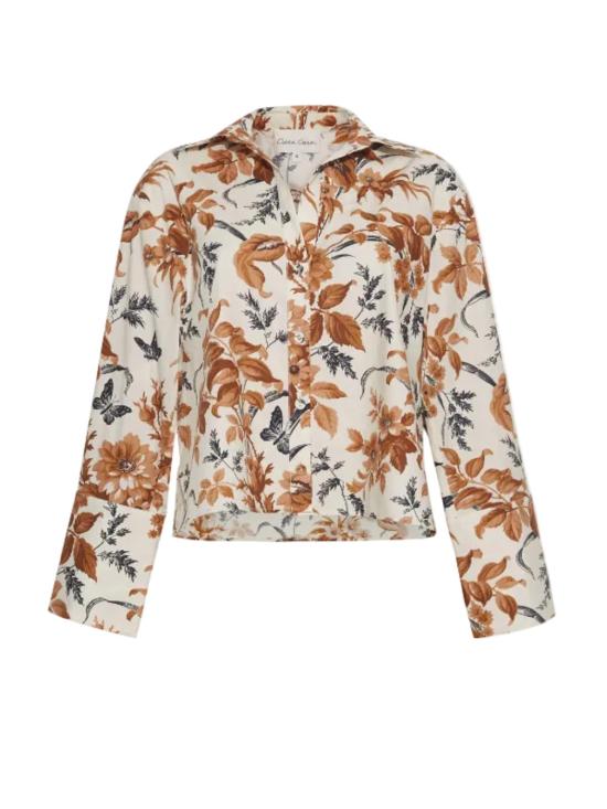  카라 카라 블라우스 헨리 탑