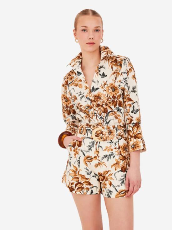  카라 카라 블라우스 헨리 탑 - CARA CARA