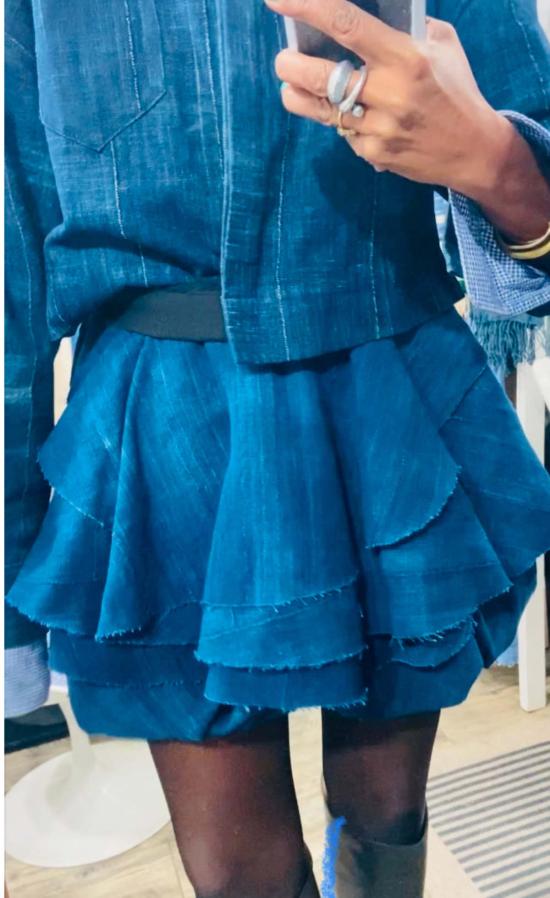  Yesaet 숏 스커트 예사엣 코케브 스커트 인디고 - OTHER BRANDS