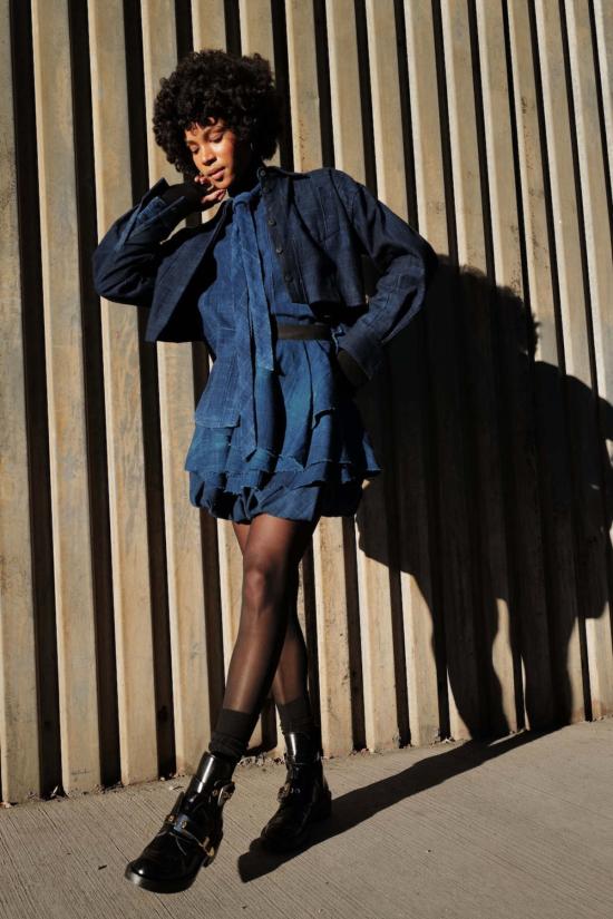  Yesaet 숏 스커트 예사엣 코케브 스커트 인디고 - OTHER BRANDS