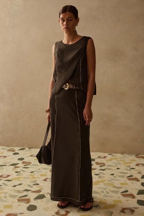  산시아 민소매 티셔츠 낸시 탑 - SANCIA