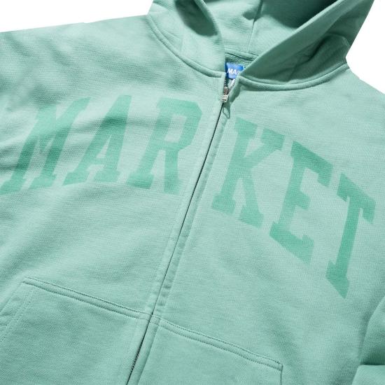  마켓 긴팔 티셔츠 섀도우 아크 풀집 후드티 - MARKET