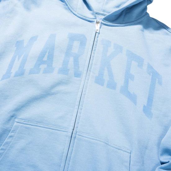  마켓 긴팔 티셔츠 섀도우 아크 풀집 후드티 - MARKET