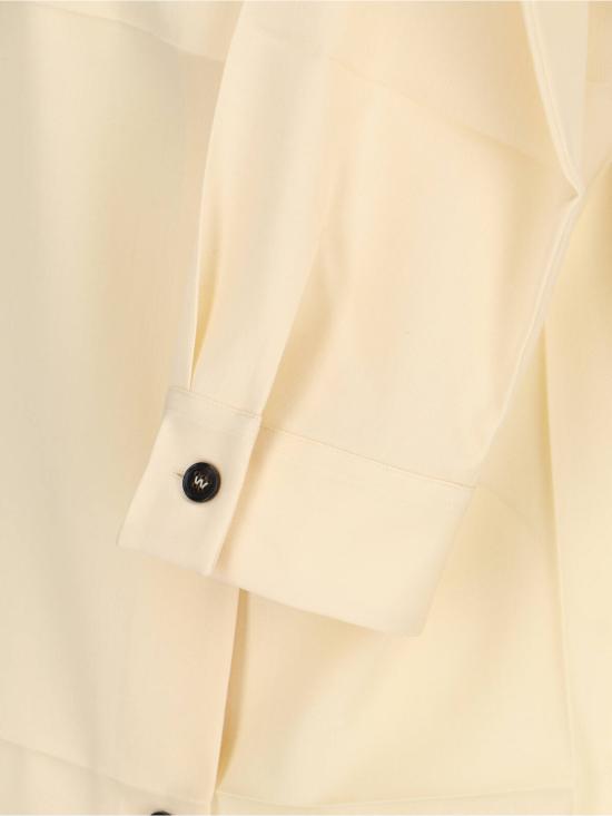  질샌더 셔츠 질 샌더 버진 울 셔츠 크림 - JIL SANDER
