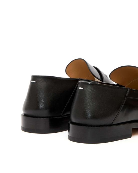  마르지엘라 로퍼 메종  타비 슬립온  블랙 - MAISON MARGIELA