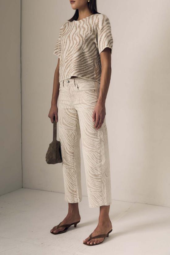  르장 데님 팬츠 노마드 앵클 진 - LE JEAN