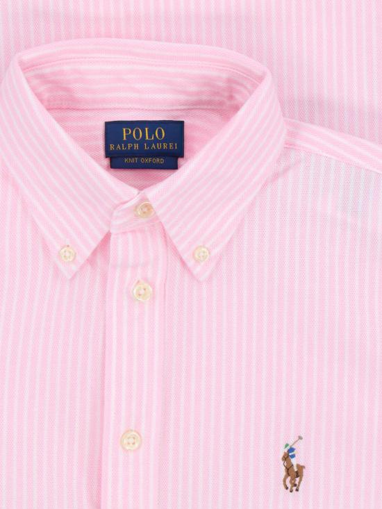 26SS 폴로 랄프로렌 스트라이프 옥스포드 셔츠 211 664416 001 Pink - POLO RALPH LAUREN