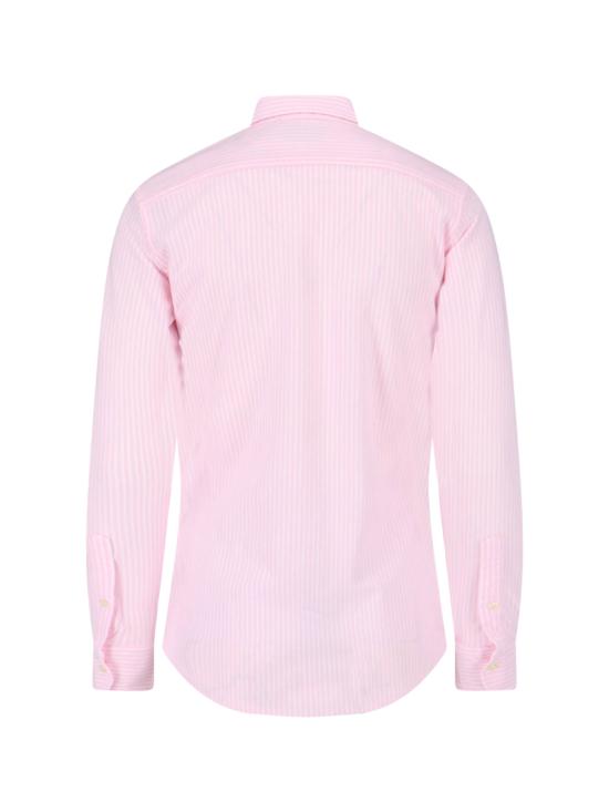 26SS 폴로 랄프로렌 스트라이프 옥스포드 셔츠 211 664416 001 Pink - POLO RALPH LAUREN