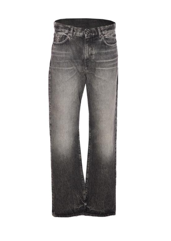  베르사체 데님 팬츠 루즈핏 진 그레이