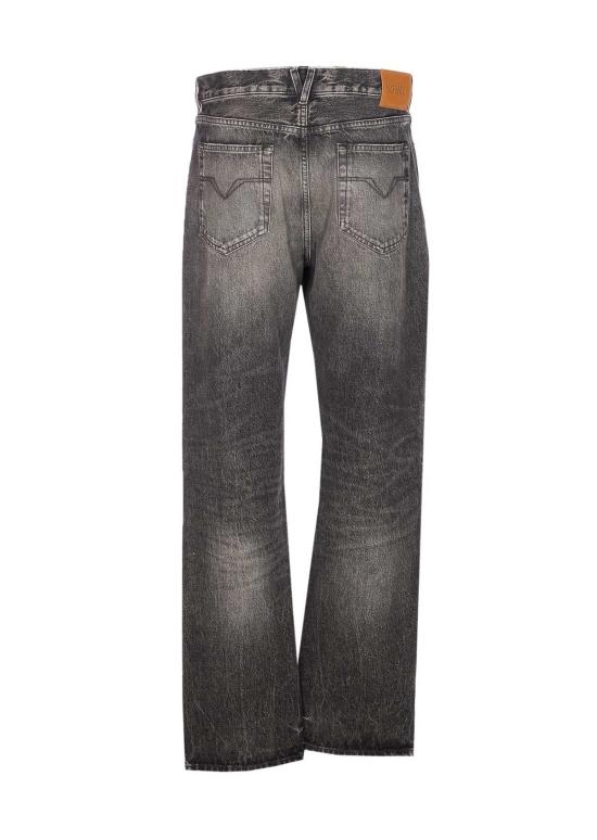  베르사체 데님 팬츠 루즈핏 진 그레이 - VERSACE