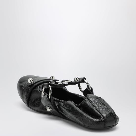 26SS 발렌시아가 시티 발레리나 828095WAD4Y Black - BALENCIAGA