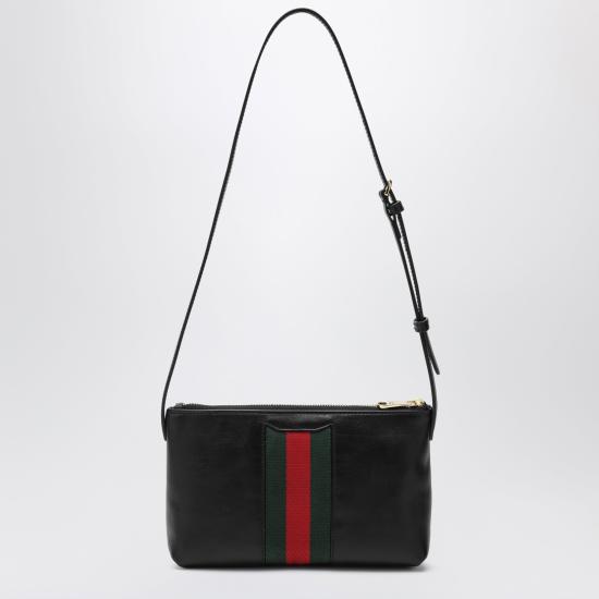 26SS 구찌 홀스빗 웹 미니 백 867130AAGOQ Black - GUCCI