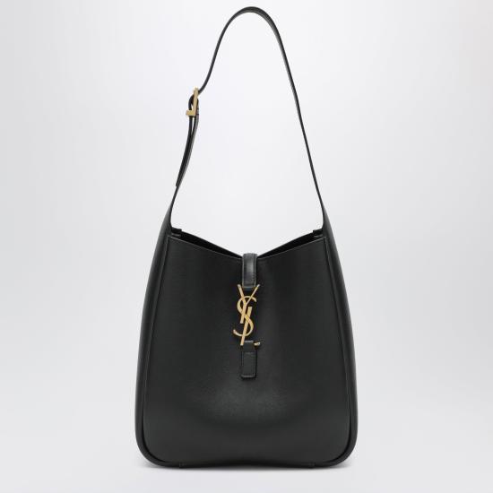 26SS 생로랑 LE 5 A 7 서플 그레인드 레더 스몰백 850533AAAUQ Black