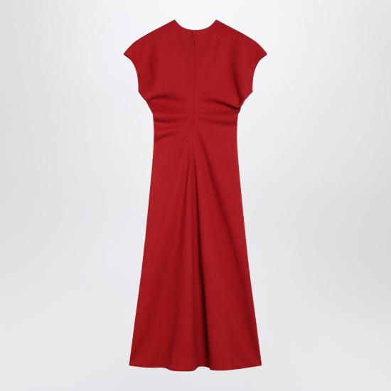 26SS 토템 롱 원피스 261 WRD1103FB0568 Red - TOTEME