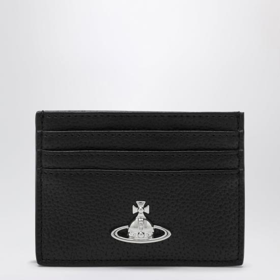 26SS 비비안웨스트우드 메탈 ORB로고 카드 지갑 54030004WS000D Black