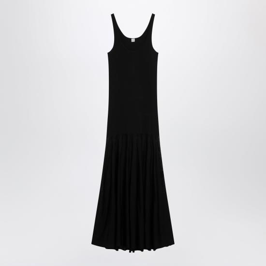 26SS 토템 롱 원피스 251 WRD0180YA0138 Black