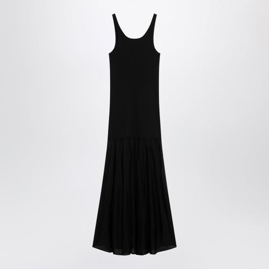 26SS 토템 롱 원피스 251 WRD0180YA0138 Black - TOTEME