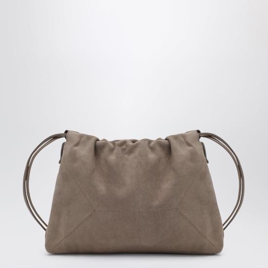 26SS 브루넬로 쿠치넬리 스웨이드 BC 듀오 파우치 백 MBDLD2808LE Beige - BRUNELLO CUCINELLI