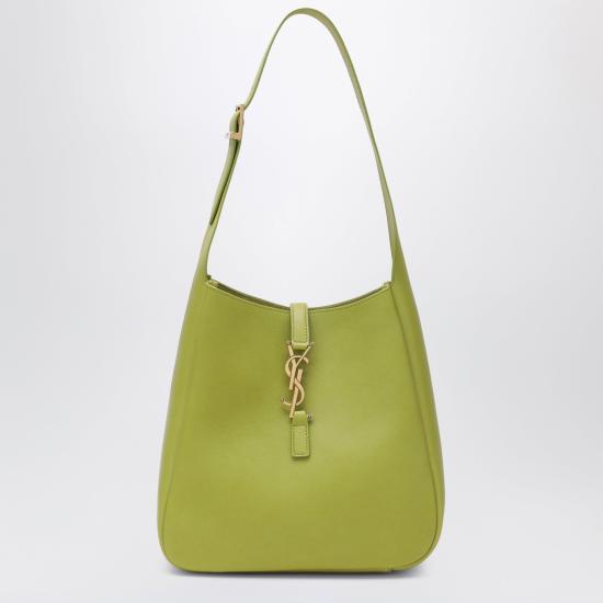 26SS 생로랑 LE 5 A 7 서플 그레인드 레더 스몰백 850533AAAUQ Green
