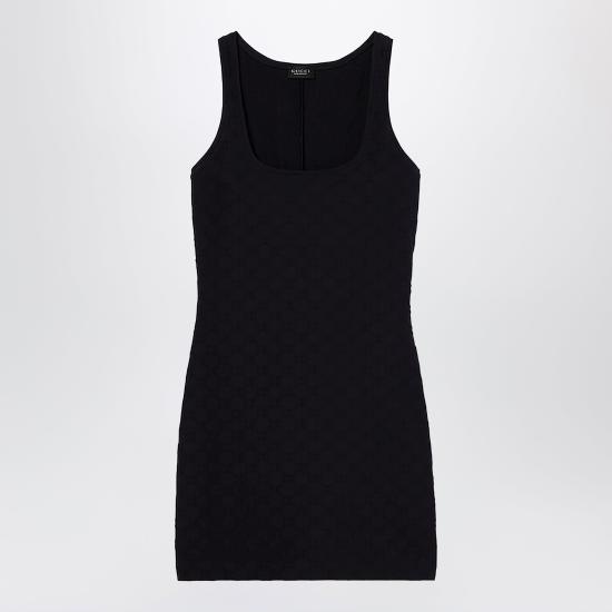 26SS 구찌 숏 원피스 865171XUAO2 Black