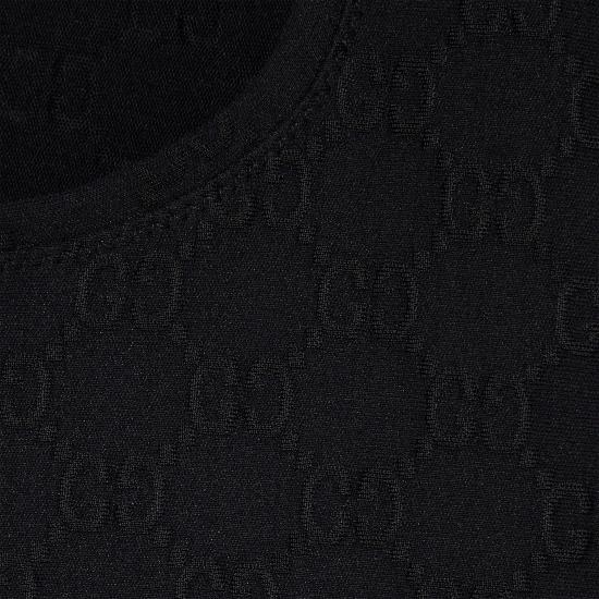 26SS 구찌 숏 원피스 865171XUAO2 Black - GUCCI