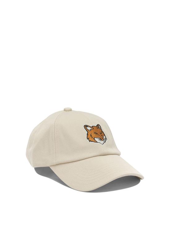 26SS 메종키츠네 폭스 헤드 캡 PM06100WW00960428 Beige - MAISON KITSUNE